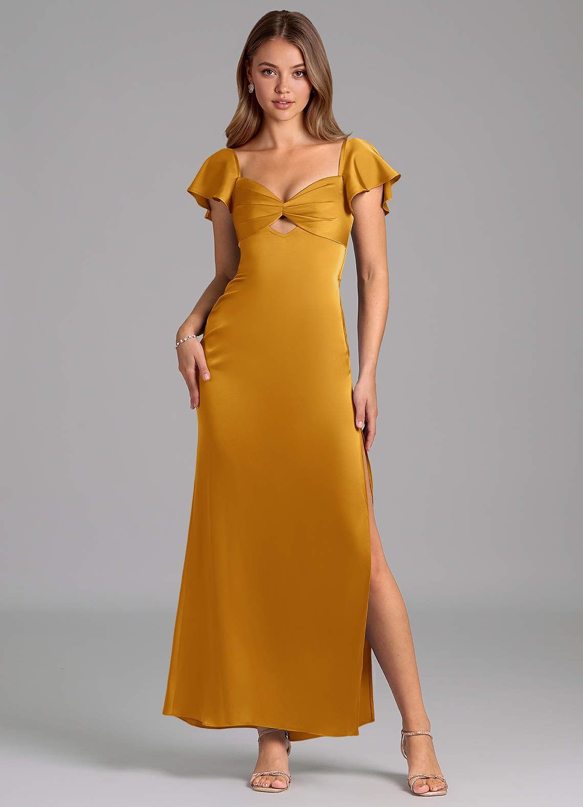 chinese dress ladies Carmel One-Shoulder Sash Maxi Dress Chocolate– Selfie Leslie