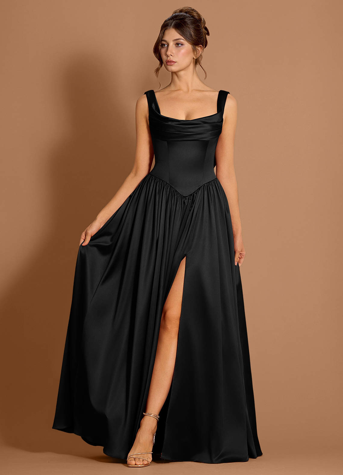 green emerald velvet dress Hasina Maxi Dress main image 0