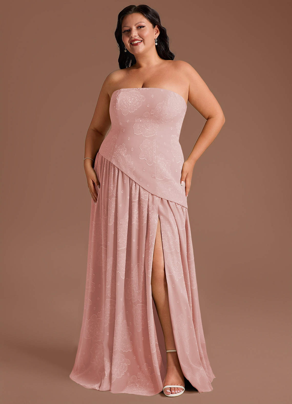 Marcella Powder Pink Maxi Dress image1
