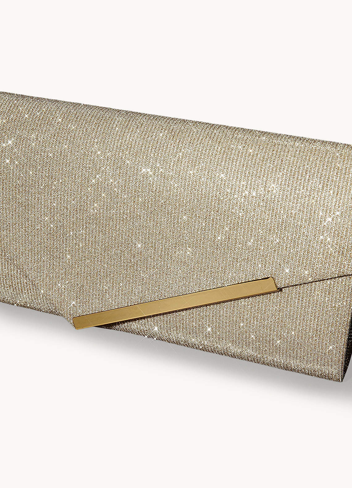 front Micronized Glitter Envelope Bag