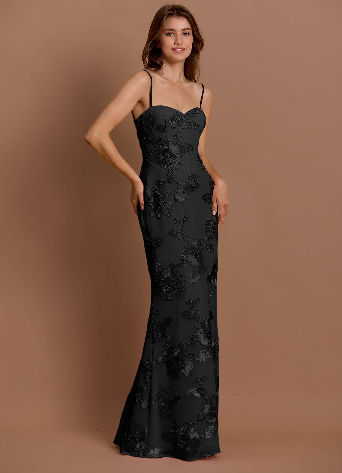 Maxi jurk Anika Zwart image3