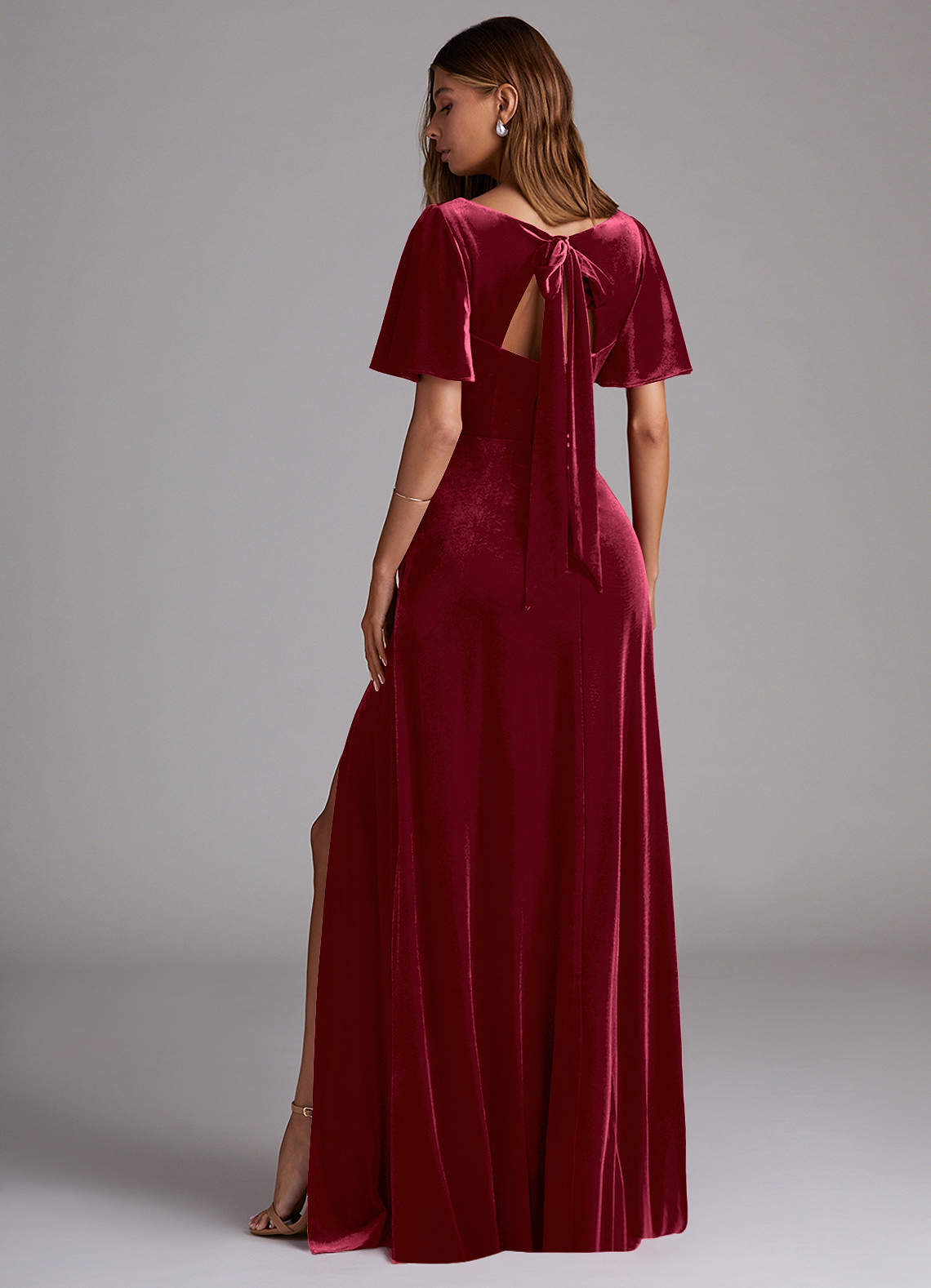 Azazie Kimber Burgundy Bridesmaid Dresses | Azazie