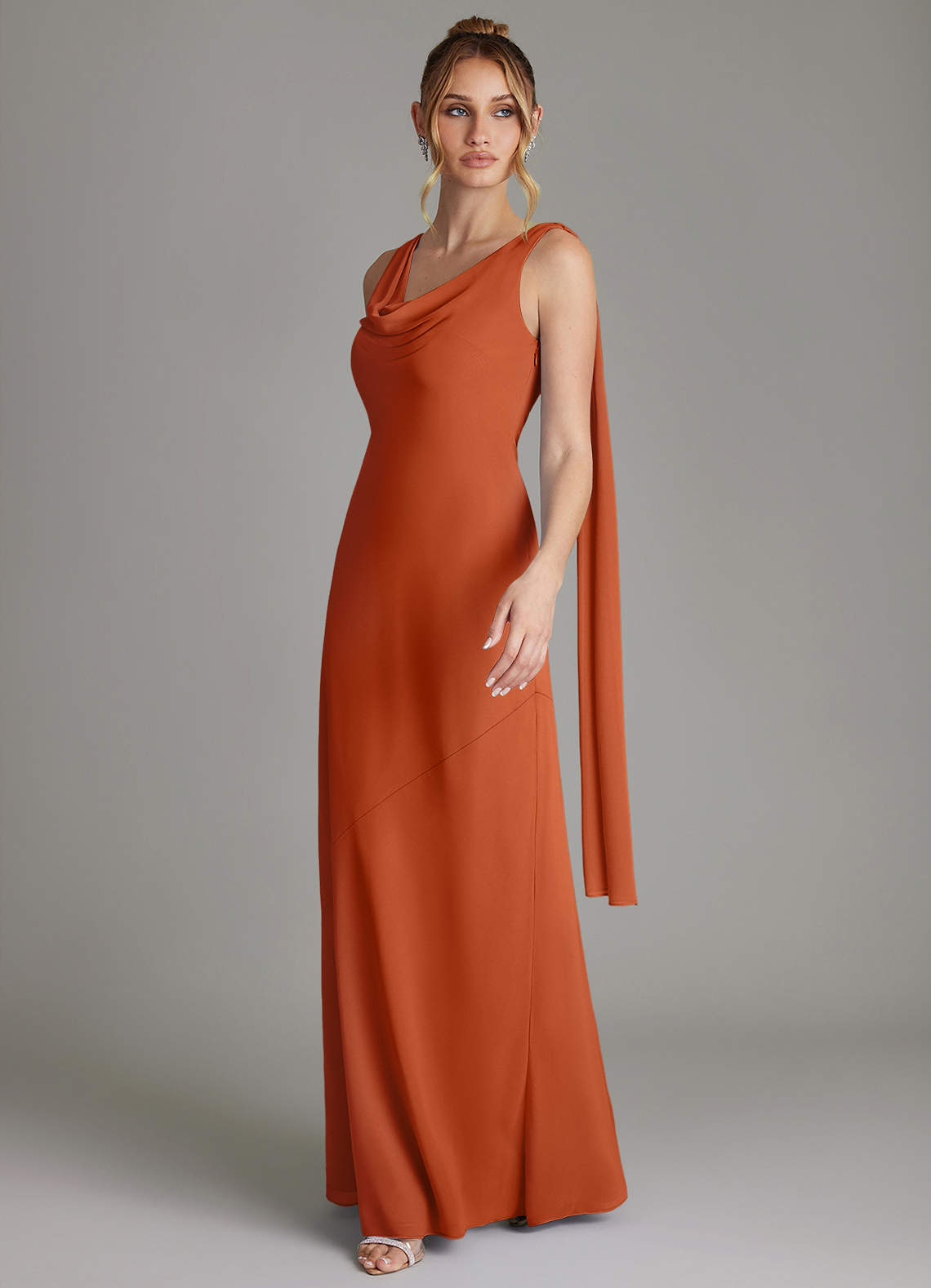 chiffon burnt orange bridesmaid dresses bridesmaids dresses in burnt orange Burnt Orange Bridesmaids Dresses A-Line V-Neck Spaghetti Straps Ruched Chiffon Bridesmaid Dresses With Slit-parroquiadesanalbertomagno.com