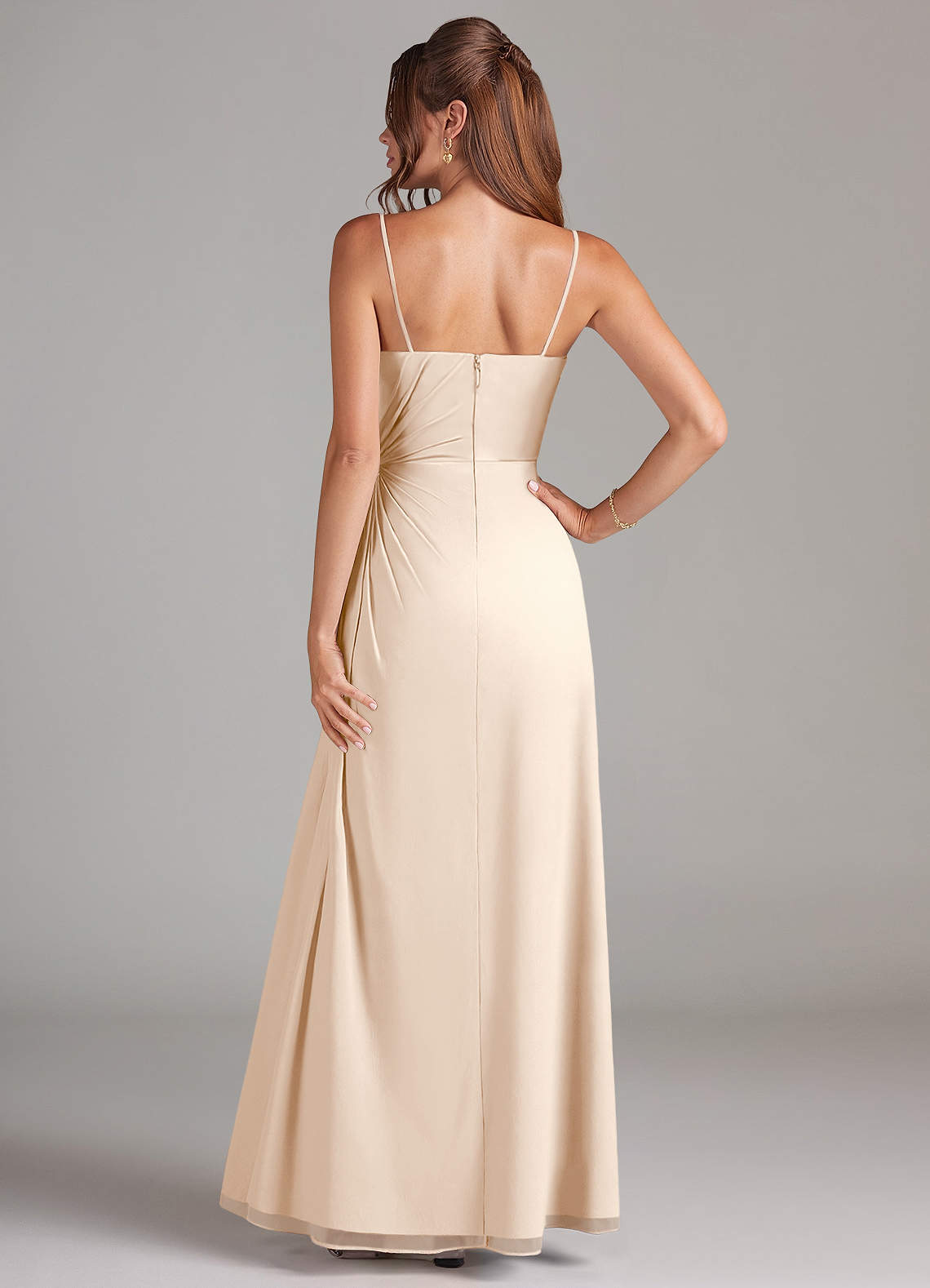 Azazie Aliani White Alabaster Chiffon Bridesmaid Dresses | Azazie Azazie Aliani White Alabaster Chiffon Bridesmaid Dresses | Azazie