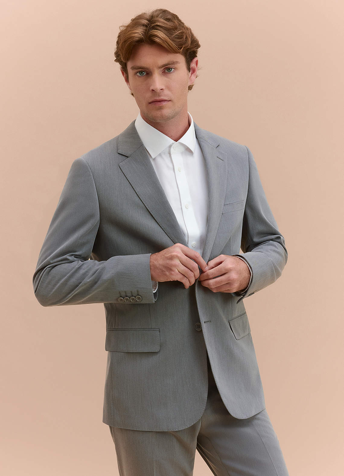 front William Grey Comfort Blend  Suit Jacket