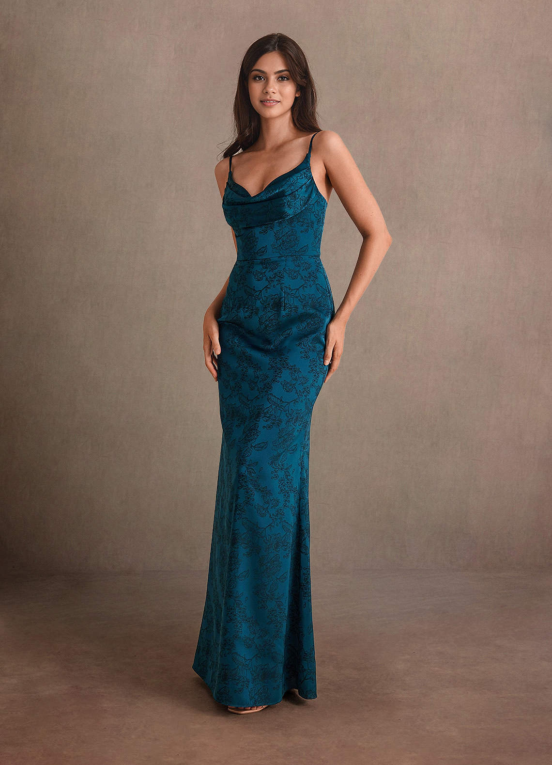 Leah Navy Black Gown | Azazie Leah Navy Black Gown | Azazie