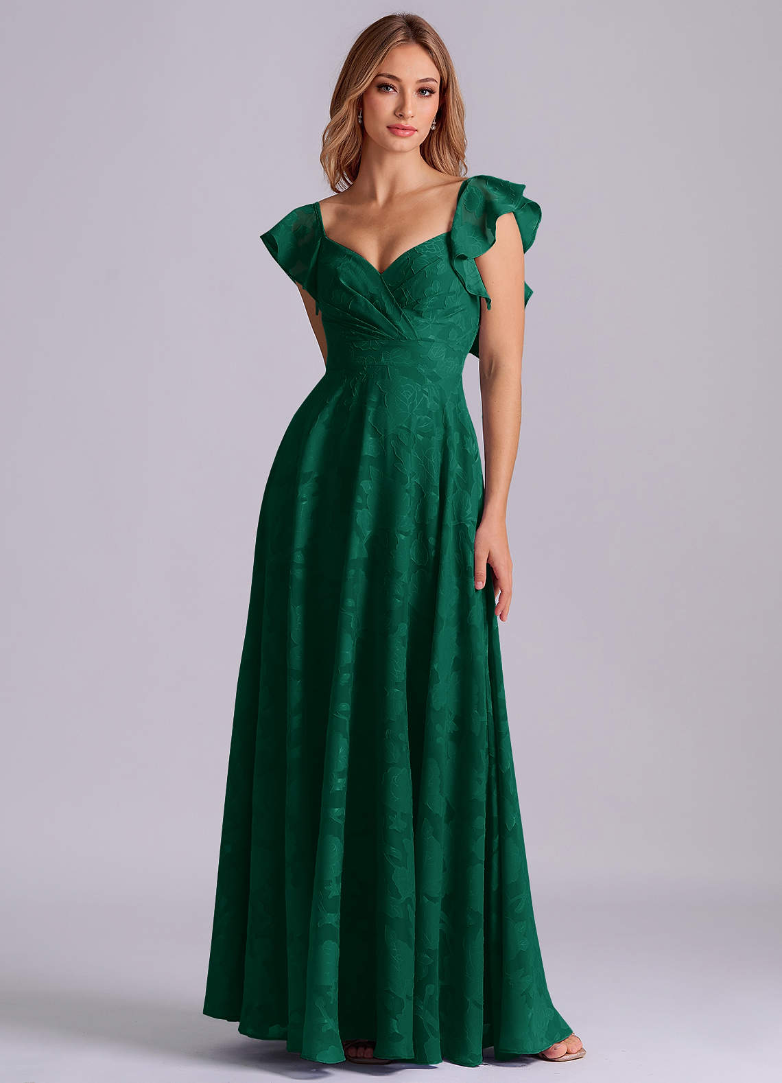 sachin and babi light blue dress Popular V-neck Emerald Green Velvet Long Cheap Custom Bridesmaid Dress   MarryLover