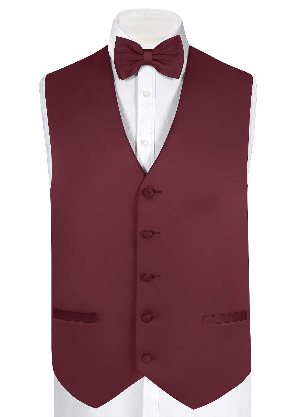 front Matte Satin Vest