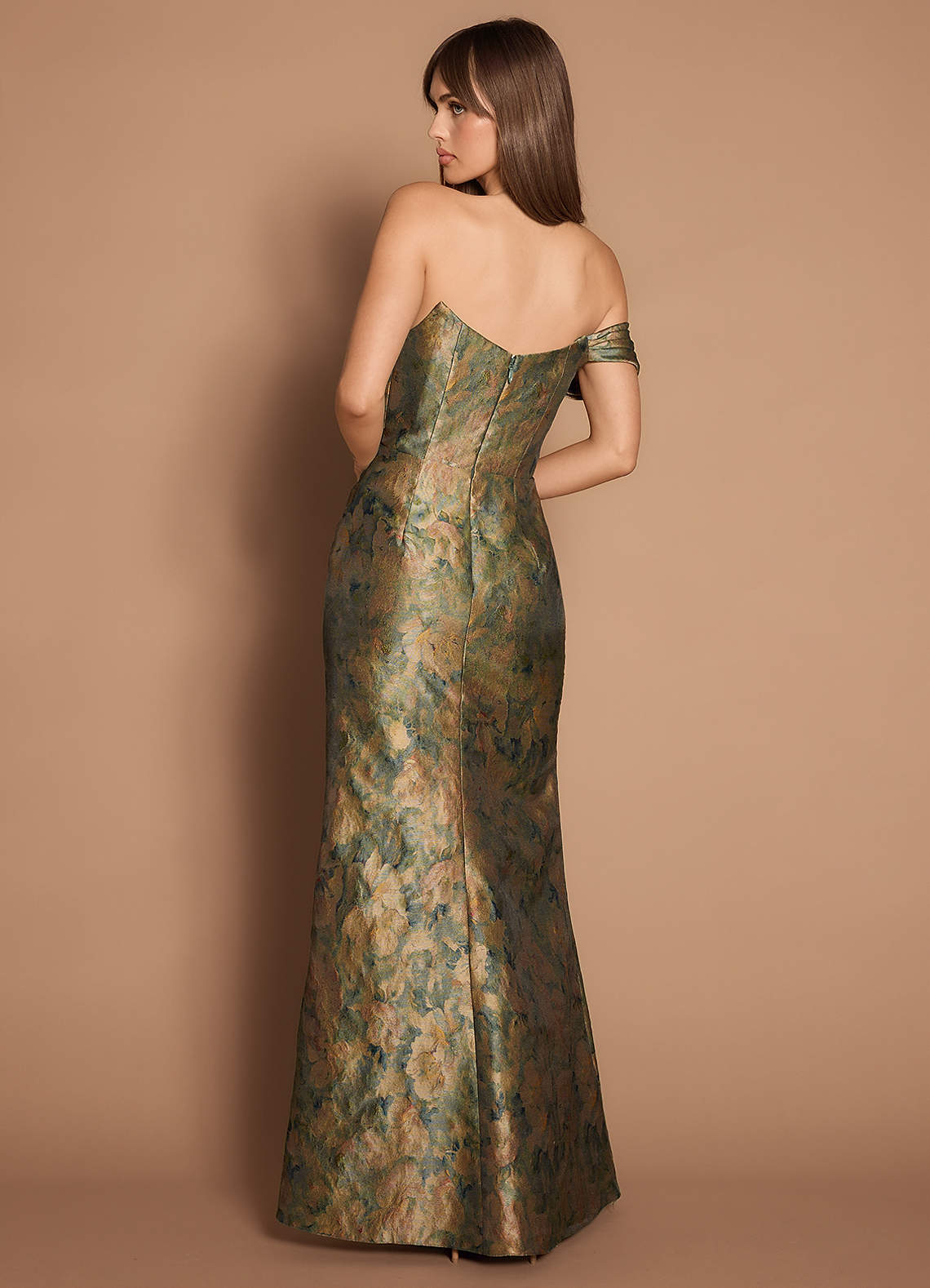 Amber Vintage Teal Gown | Azazie