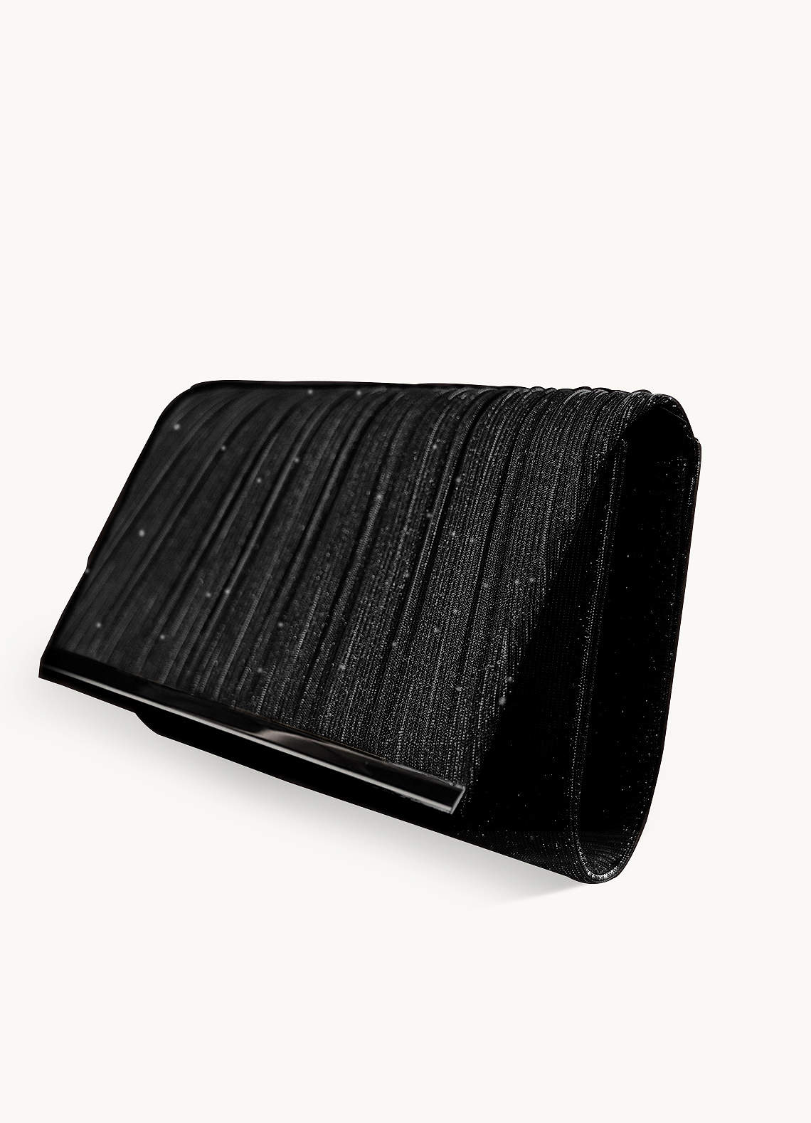 front Pleats Elegant Clutch Bag