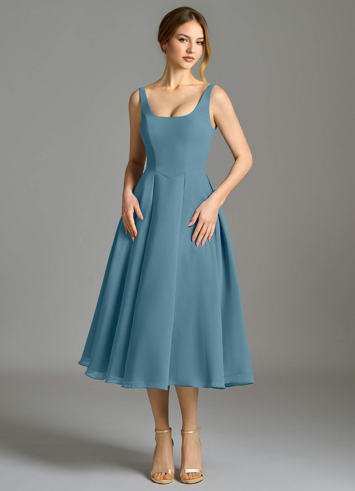 Azazie Amalie Bermuda Chiffon Bridesmaid Dresses | Azazie
