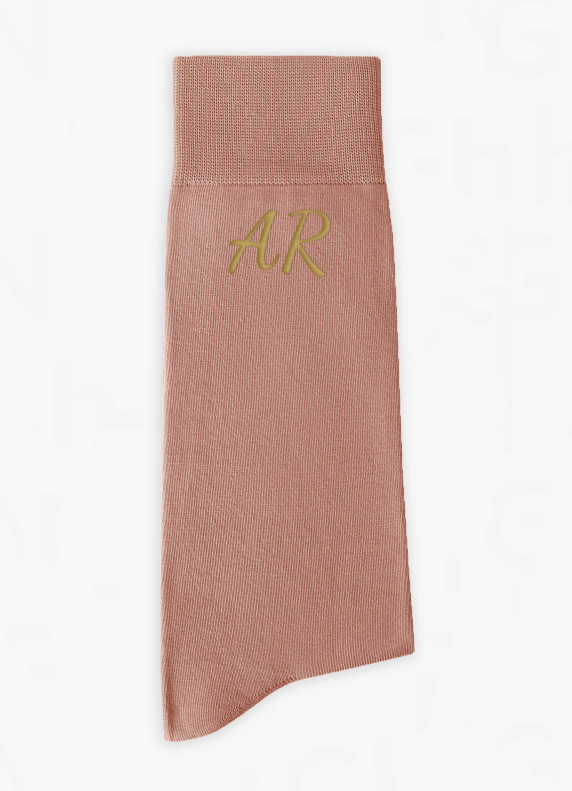 front Personalized Embroidered Name Groom and Groomsmen Socks