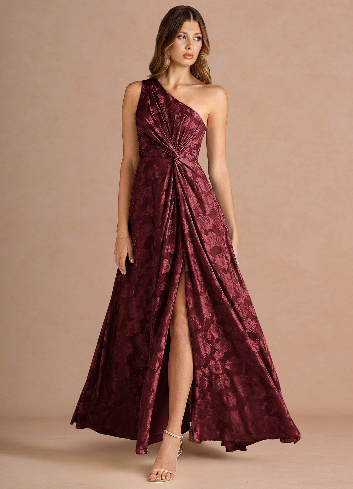Ilythia Wine Maxi Dress image2