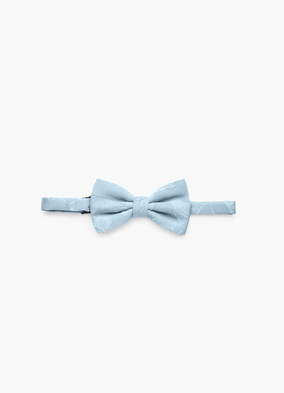 front Boy's Floral Burnout Adjustable Bow Tie