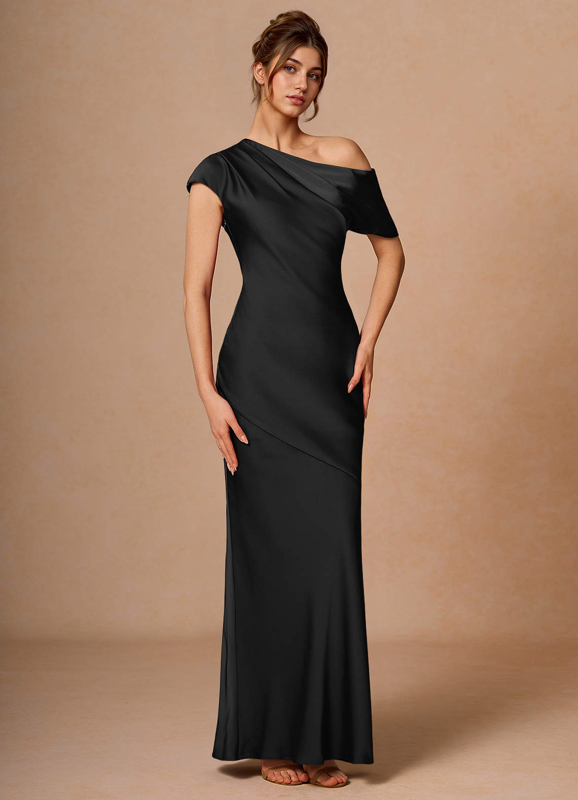 bridal shower dress for mother of the bride Off Shoulder Satin Blush the with 3D Flower – VOS LEE I can finally share 20% METALLIC Shoe Width:D-AVERAGE engagement party