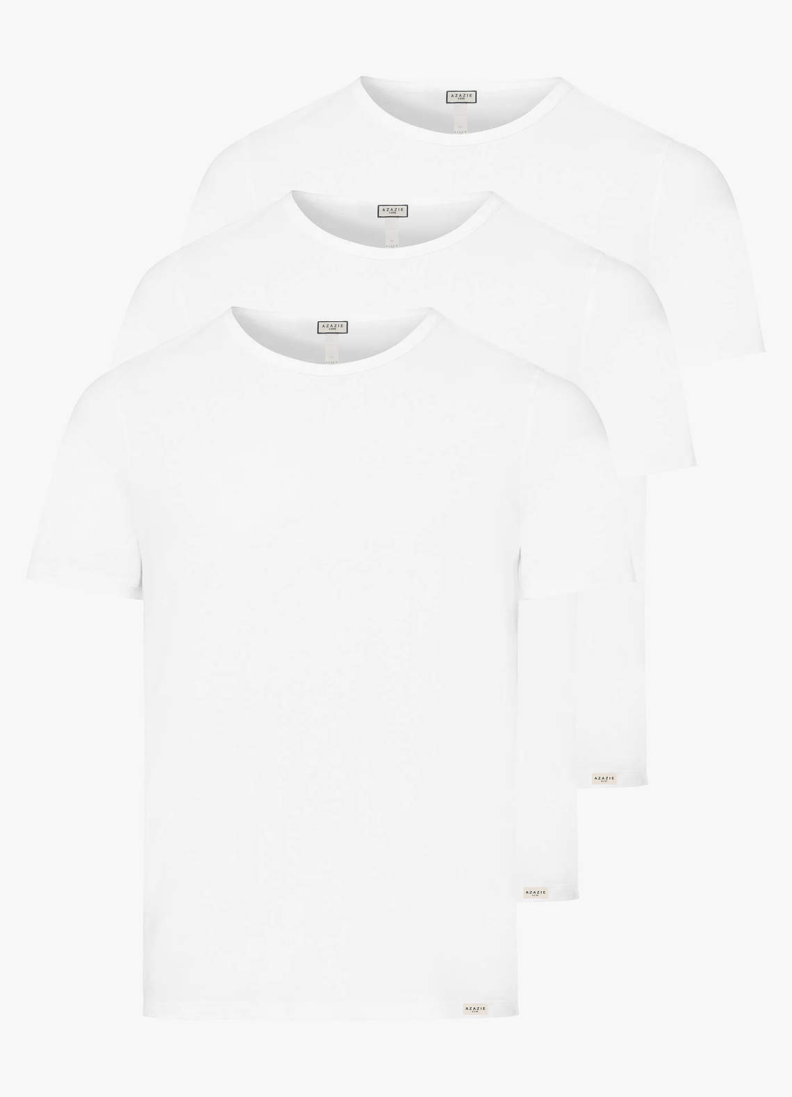 front Arlen White 3-Pack Crew Neck T-shirt