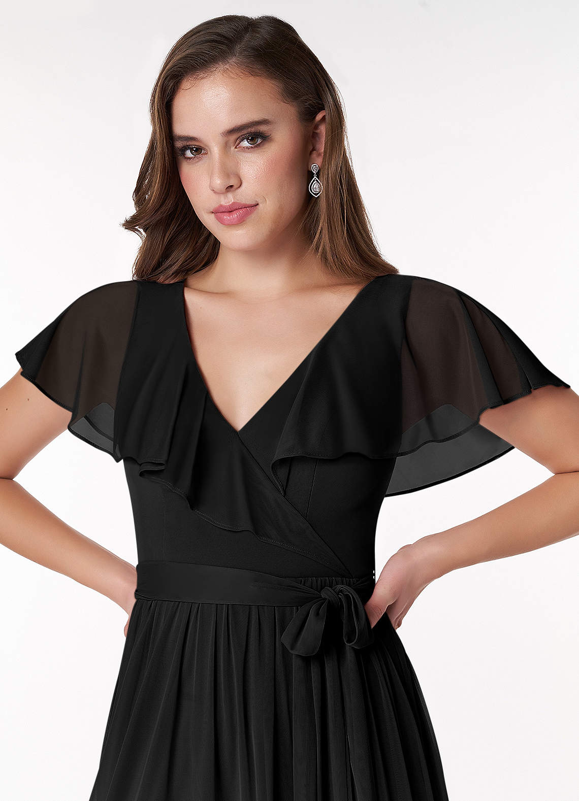 Azazie Jael Black Bridesmaid Dresses Azazie