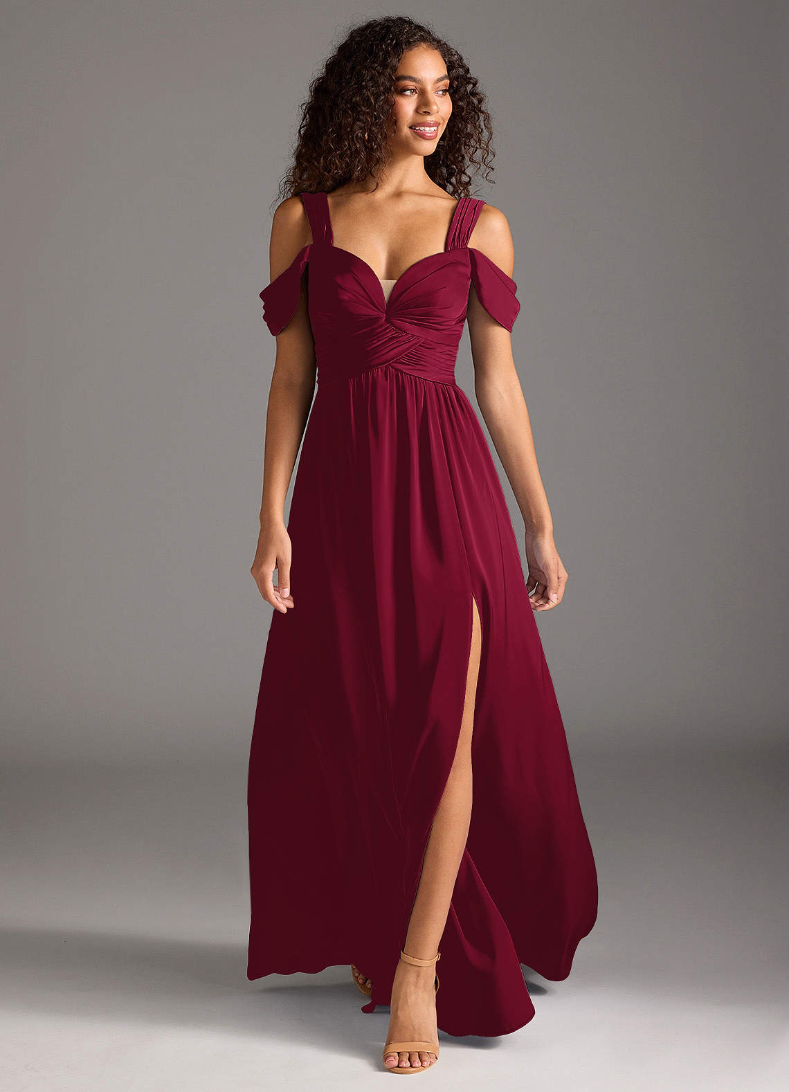 Azazie Lianne Burgundy Bridesmaid Dresses Azazie AU