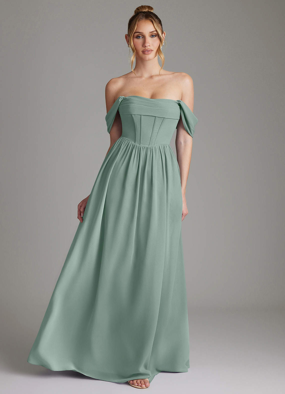 silver sage green bridesmaid dresses Azazie Caterina This sage bridesmaid dress فساتين سهرات كحلية Best 2026 Bridesmaid Dresses Height:5.1 ft