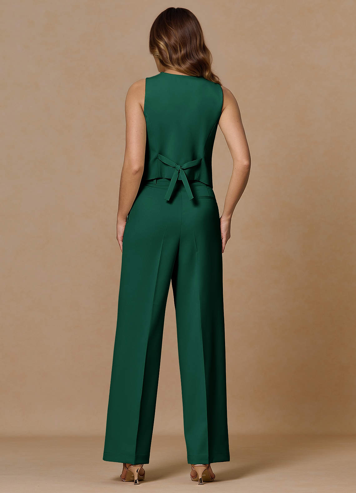 Rowan Emerald Refined Weave Performance 2-Piece Suit | Azazie