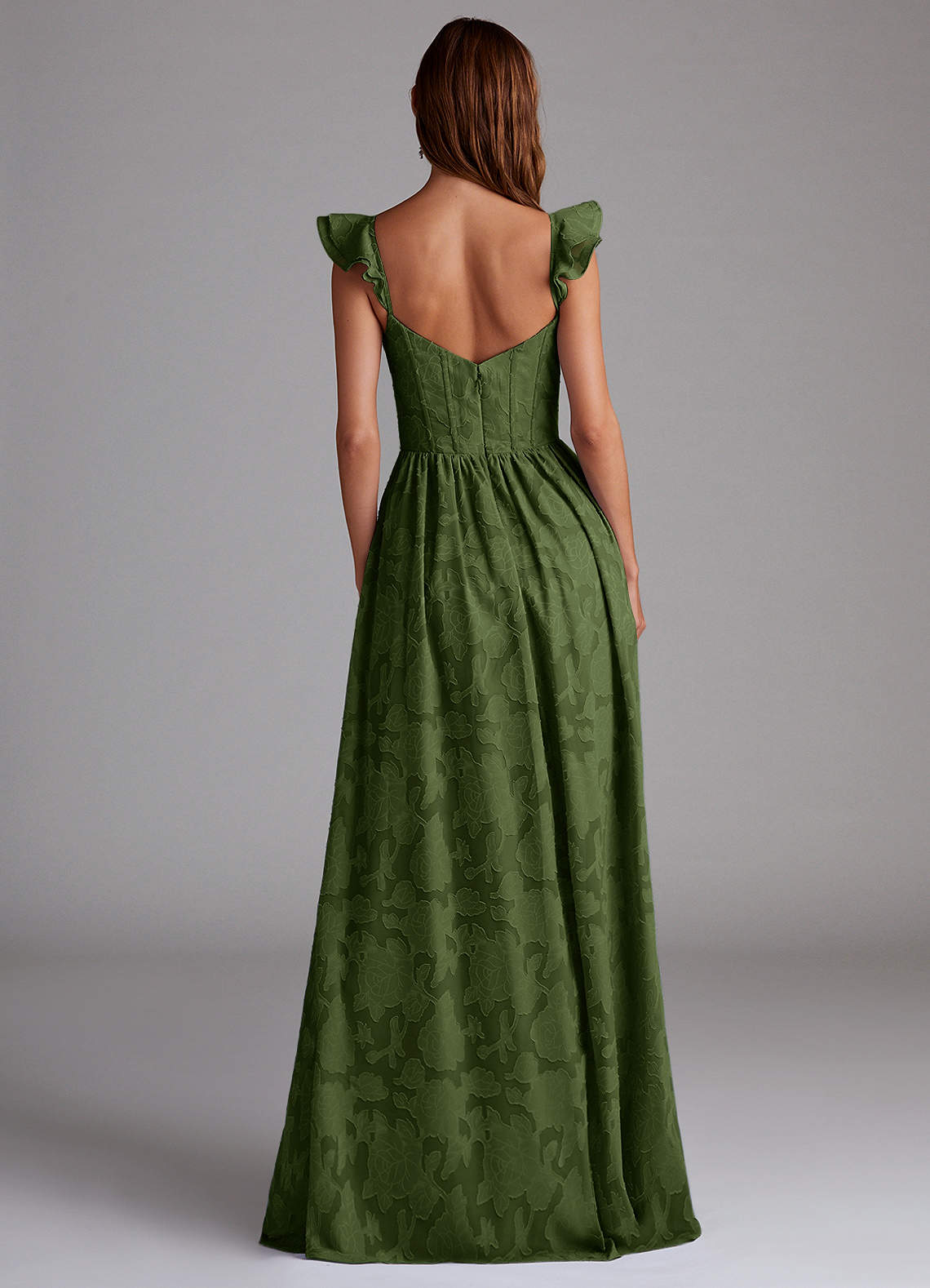 chinese dress ladies Denise Halter Tie-Back Mermaid Formal Dress