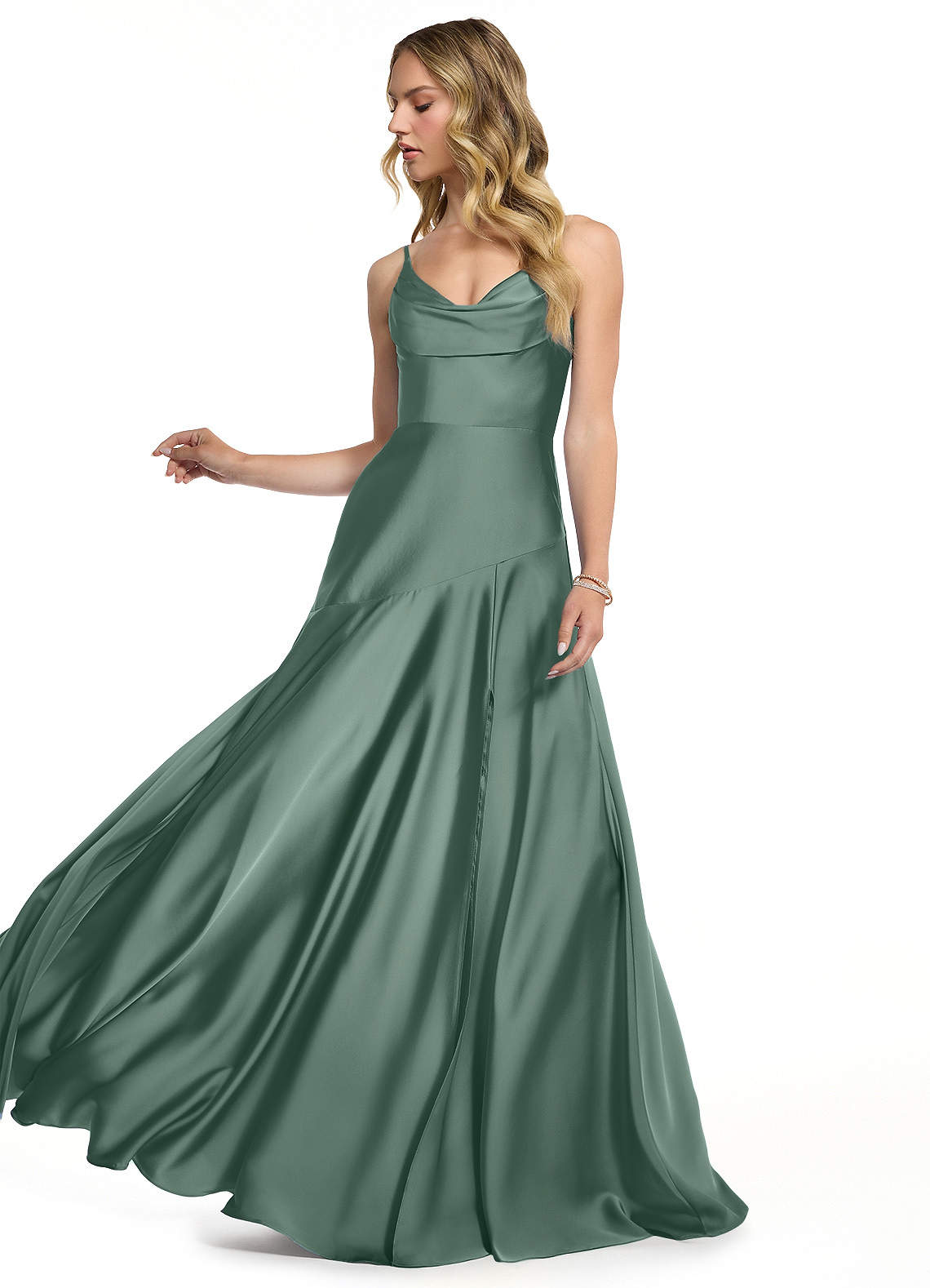 Eucalyptus Azazie Kayla Bridesmaid Dresses | Azazie