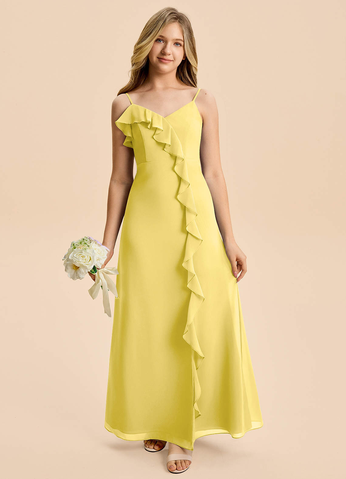 iris chiffon bridesmaid dresses Iris Embroidered Chiffon Bridesmaid Dress