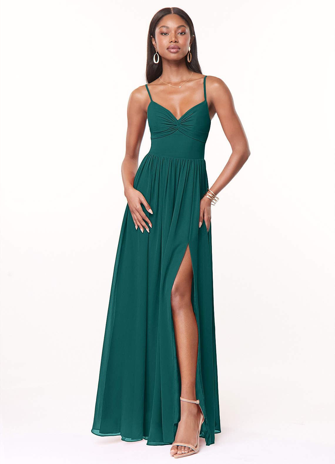 Azazie Zeya Peacock Bridesmaid Dresses | Azazie