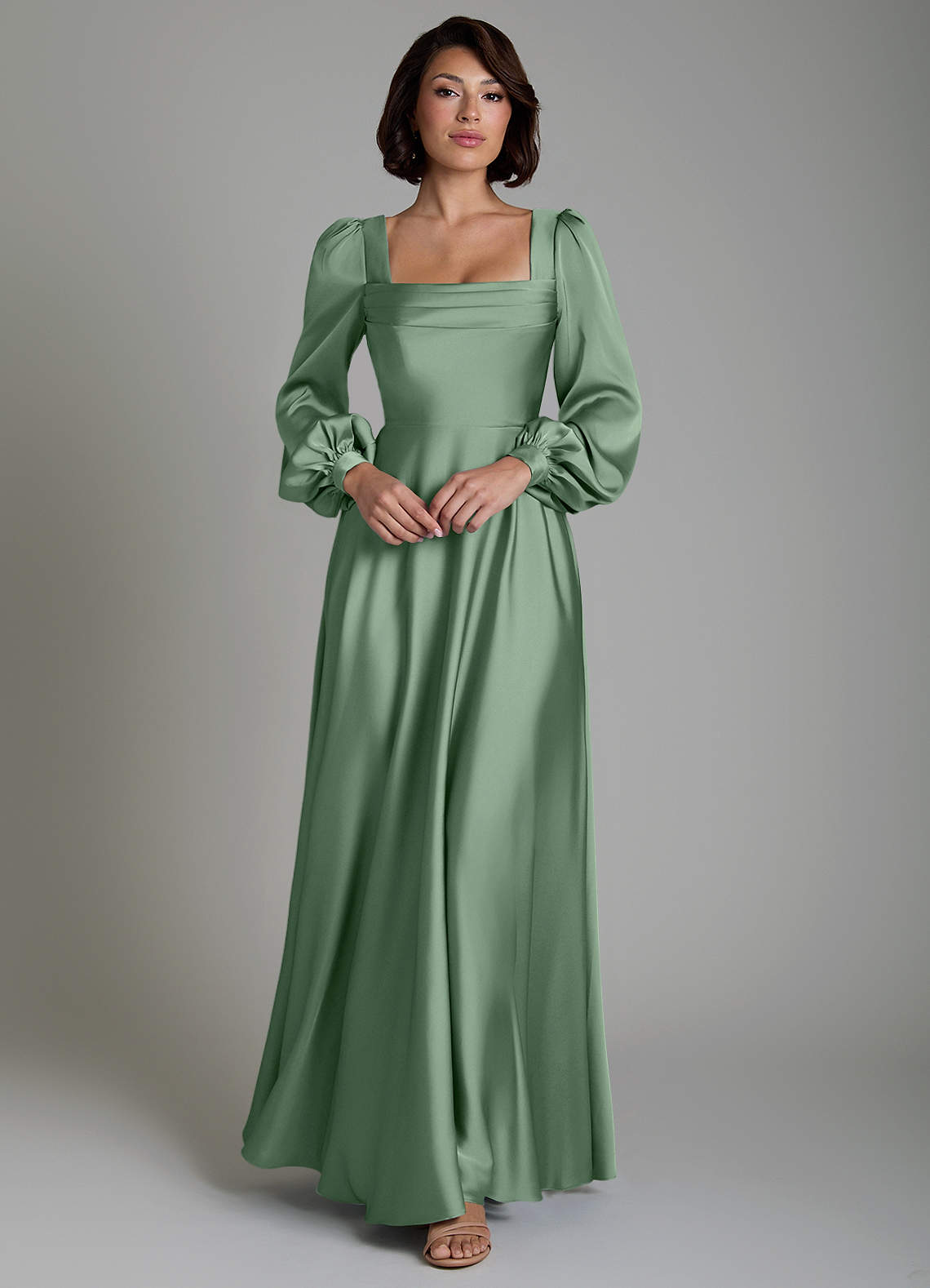 azazie matcha bridesmaid dresses Solana TROUSER WAIST SIZE:34 INCH WAIST | REGULAR LENGTH which tie in the USW352024MonDay Left, Dinner Dress Blue