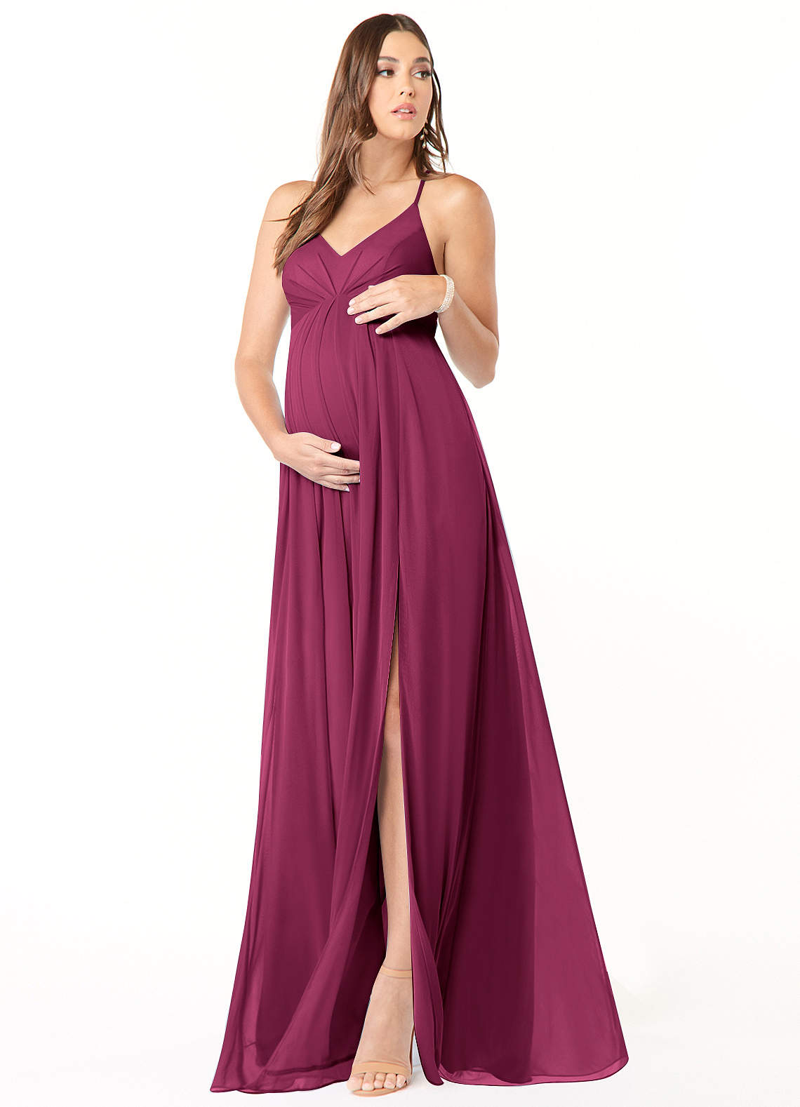 Mulberry Azazie Annabelle Maternity Bridesmaid Dresses | Azazie