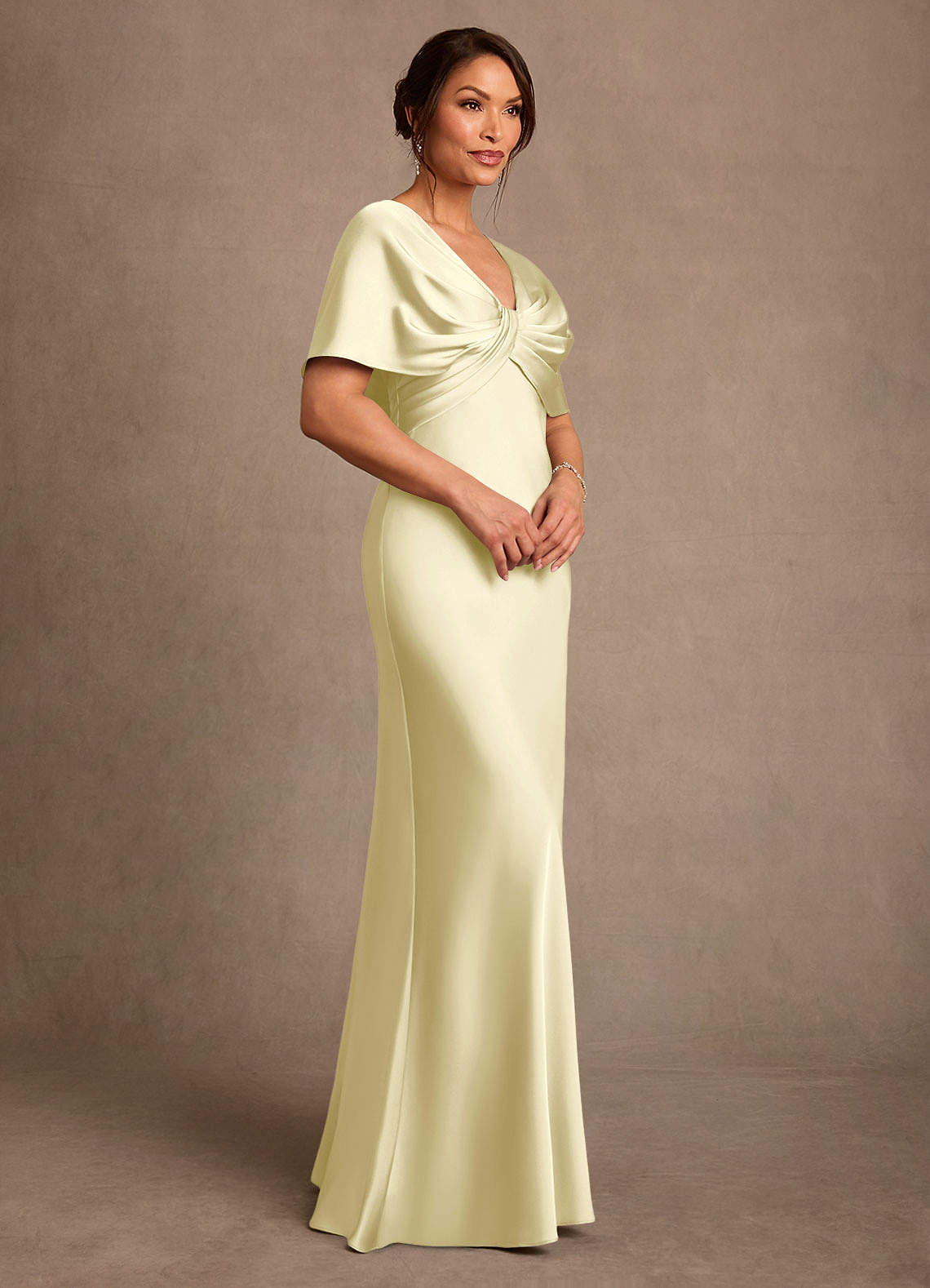 the silk lemon dresses Silkfred Bridesmaid Dresses Silkfred Yellow Satin Dress Sun Yellow Maxi Silk Satin Dress,Lemon