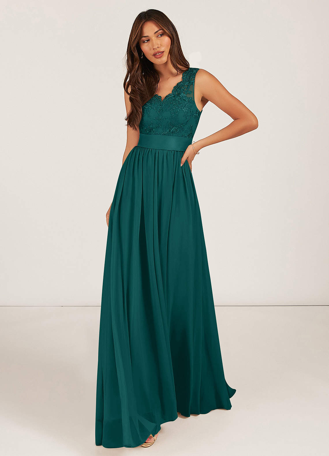 Azazie Gertrude Peacock Bridesmaid Dresses | Azazie