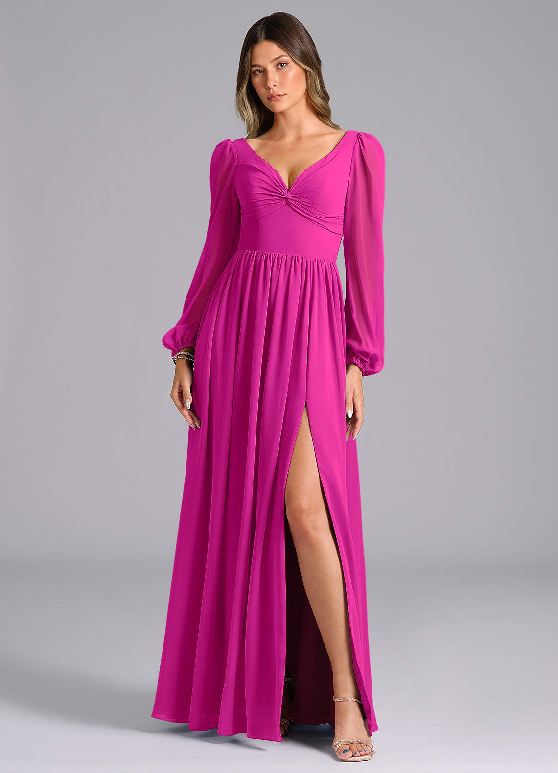 fuchsia bridesmaid dresses long Fuchsia Bridesmaid Dress Hot Pink Dress Magenta Bridesmaid Dress Prom Gown  Dress Satin Bridesmaid Gown Wrap Evening Dress Miranda Dress