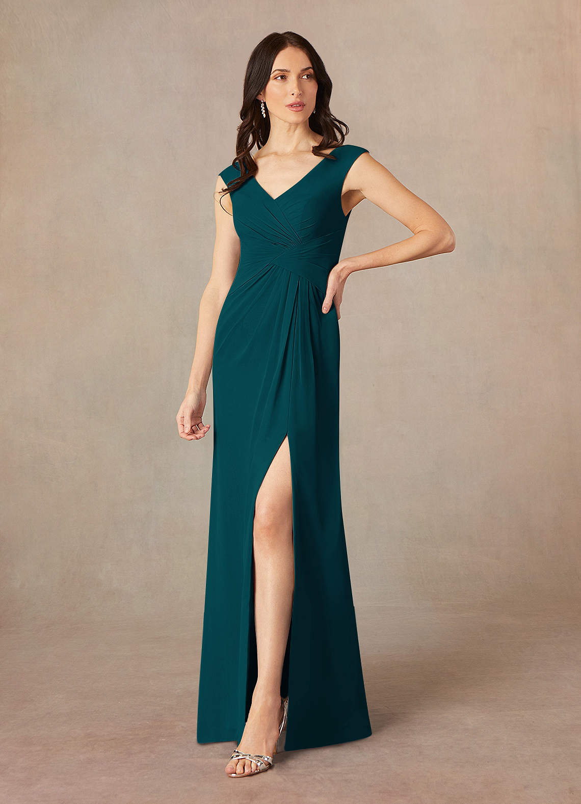 sachin and babi light blue dress Elegant Minimalist Wedding Dress Inspiration main image 0
