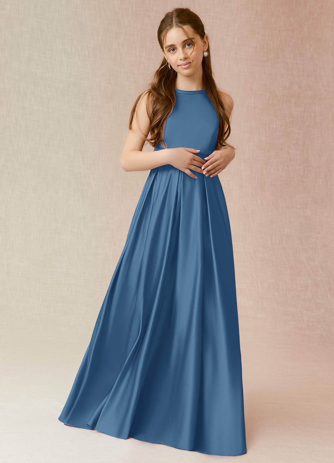 Azazie Arianthe Junior Bridesmaid Dress in Twilight | Azazie