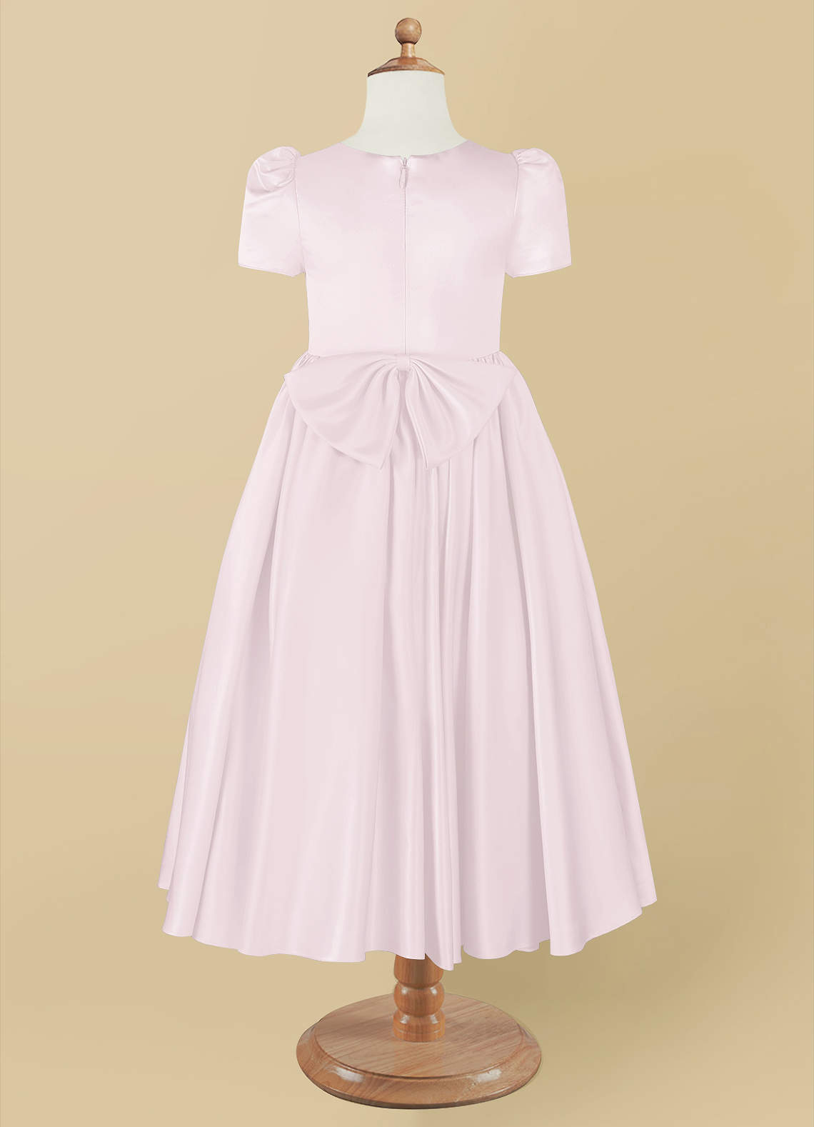 Blush colored tea length dresses hotsell