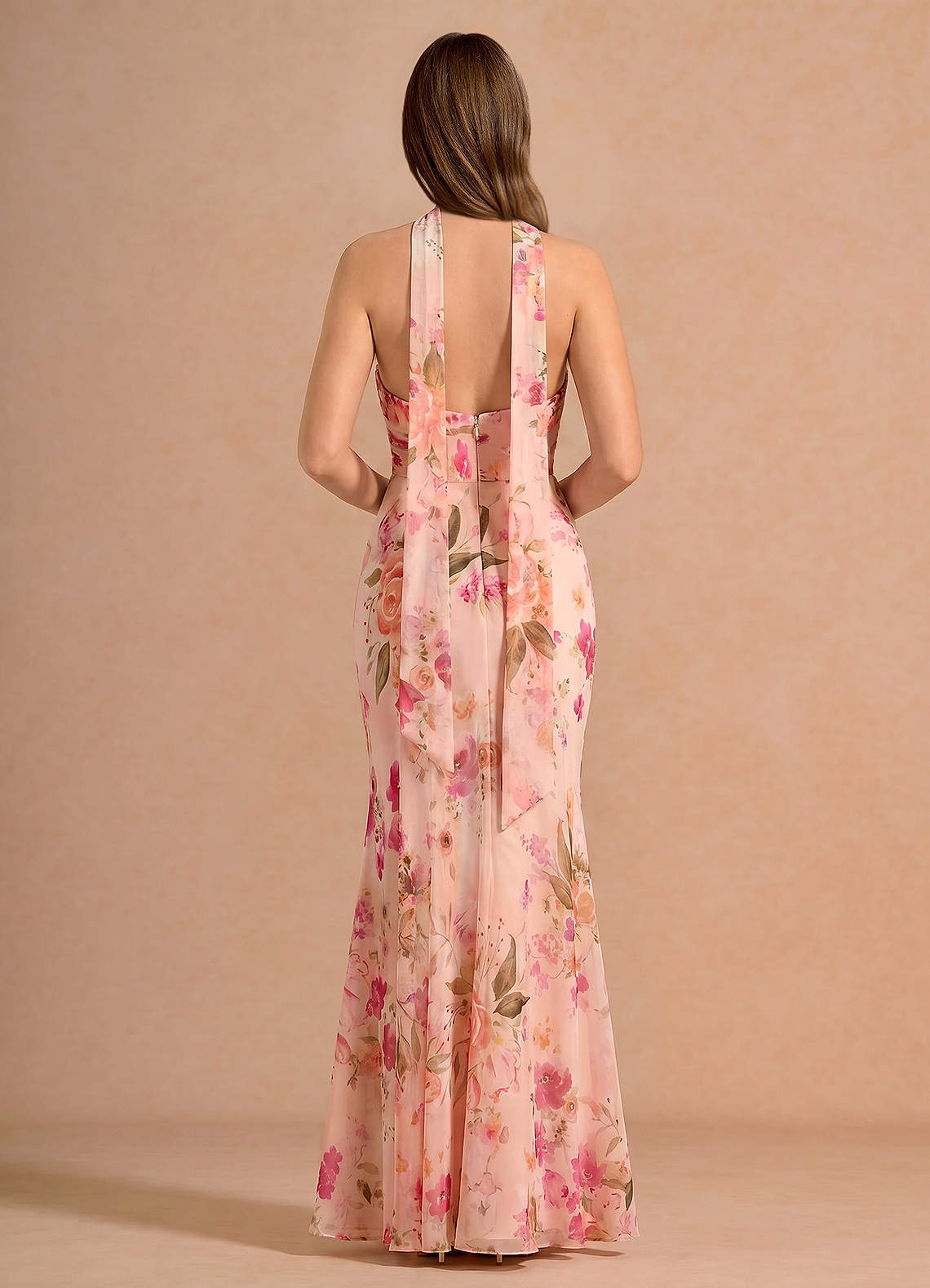 Giselle Abstract Bouquet Floral Maxi Dress Ready to Ship | Azazie CA