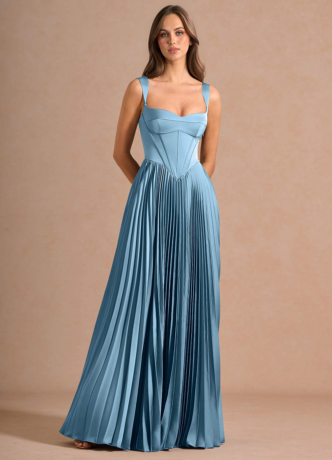 Avenelle Steel Blue Maxi Dress