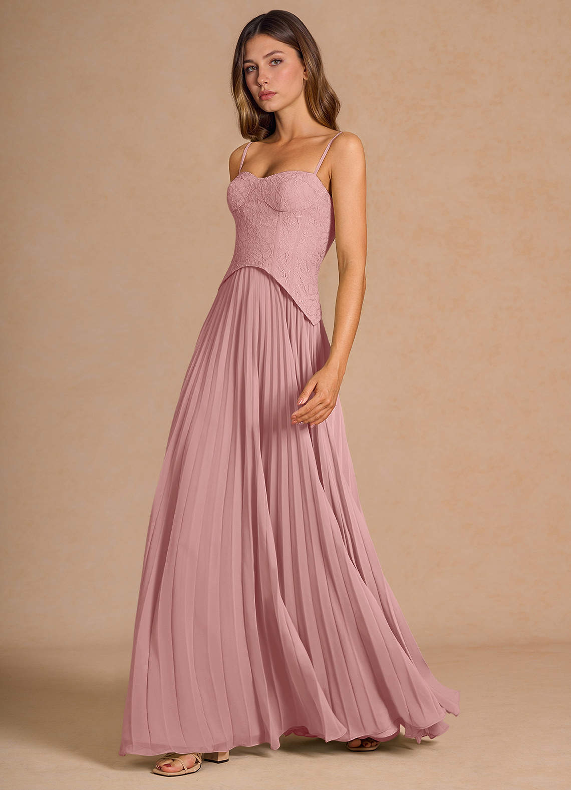 slim fit dress slacks Jasmine Halter Maxi Dress, in Light Pink Luxe Satin, Size: Xs | Show Me Your Mumu main image 1