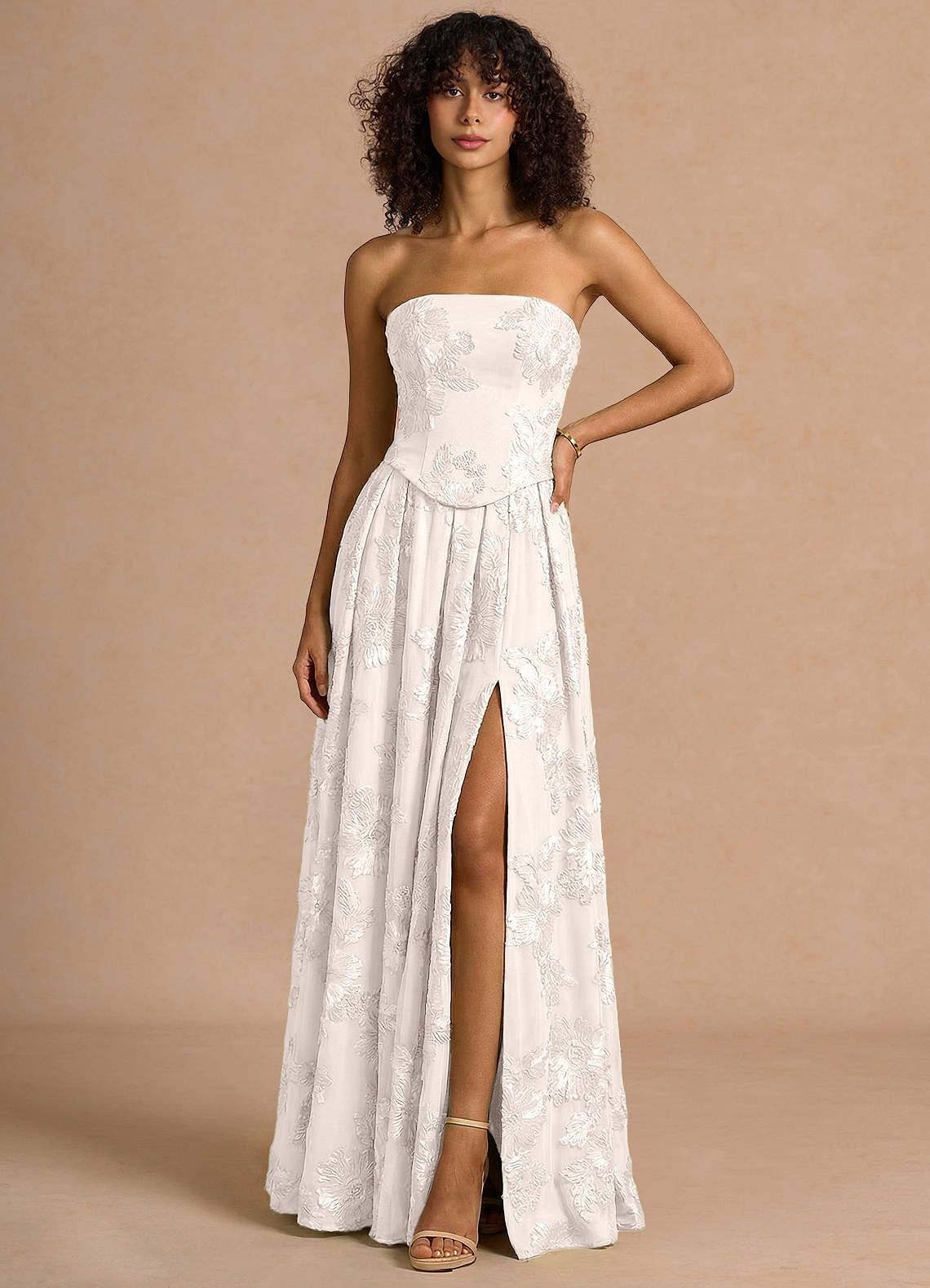 Isaura Cloud White Maxi Dress | Azazie Isaura Cloud White Maxi Dress | Azazie