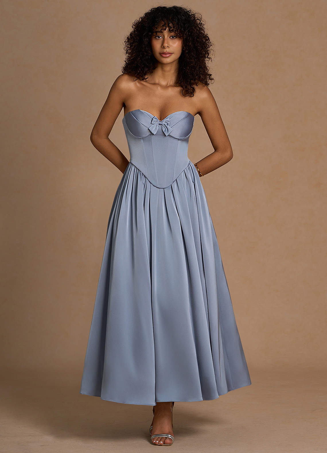 Eloise Powder Blue Maxi Dress image1