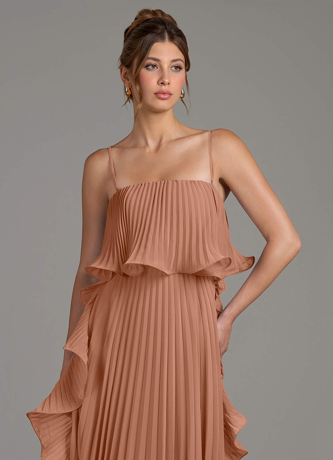 alexia designs bridesmaid dresses Azazie A-Line Strapless Floor-Length Chiffon Bridesmaid Dresses