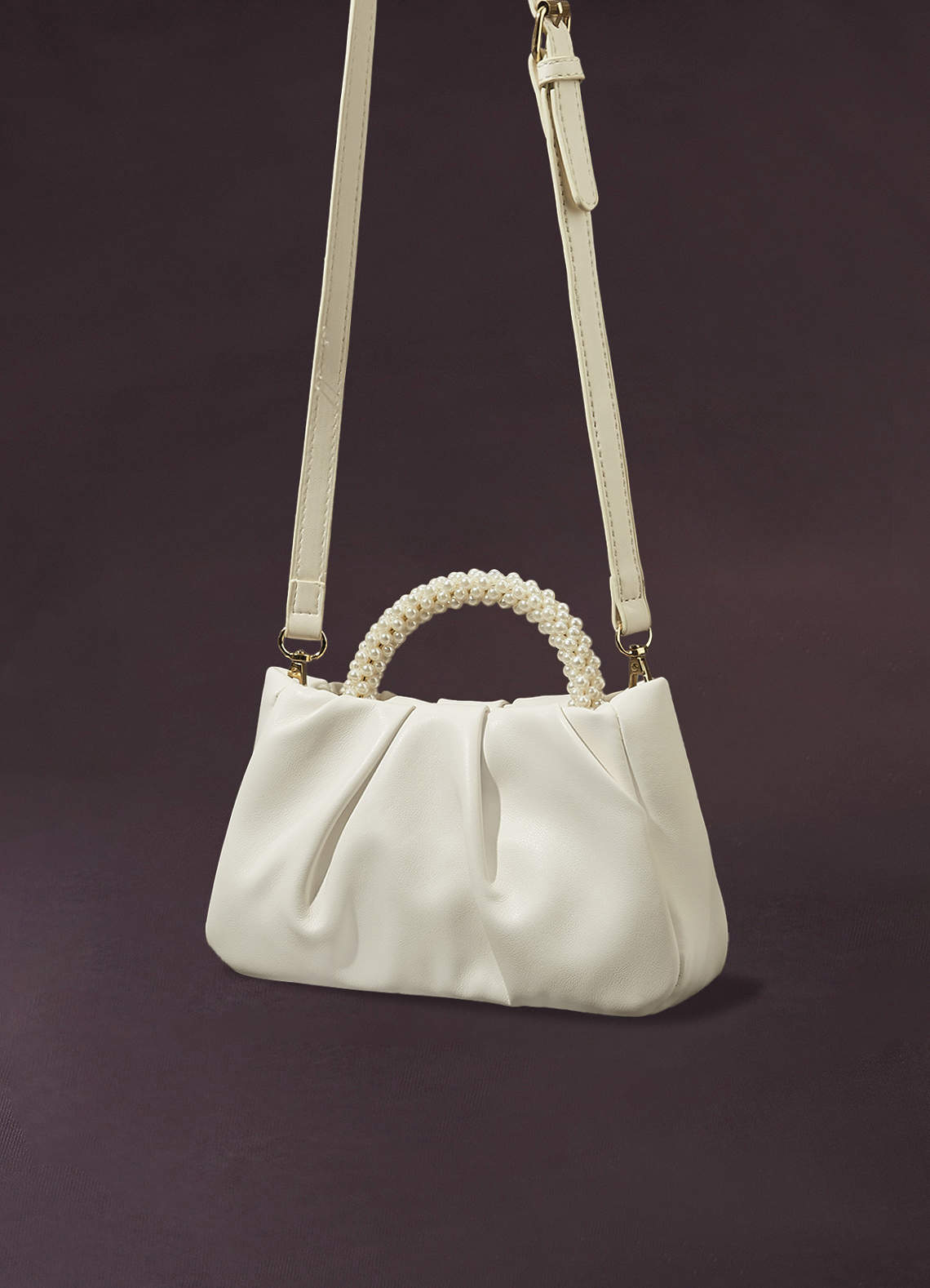 Pearl sales white bag