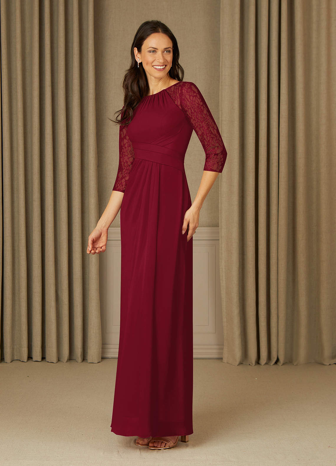 Party Macys Womens Macys Formal Long Dresses Azazie Zolla Burgundy A-Line Lace Chiffon Dress Azazie DE Party Macys Womens Macys Formal Long Dresses Azazie Zolla Burgundy A-Line Lace Chiffon Dress Azazie DE