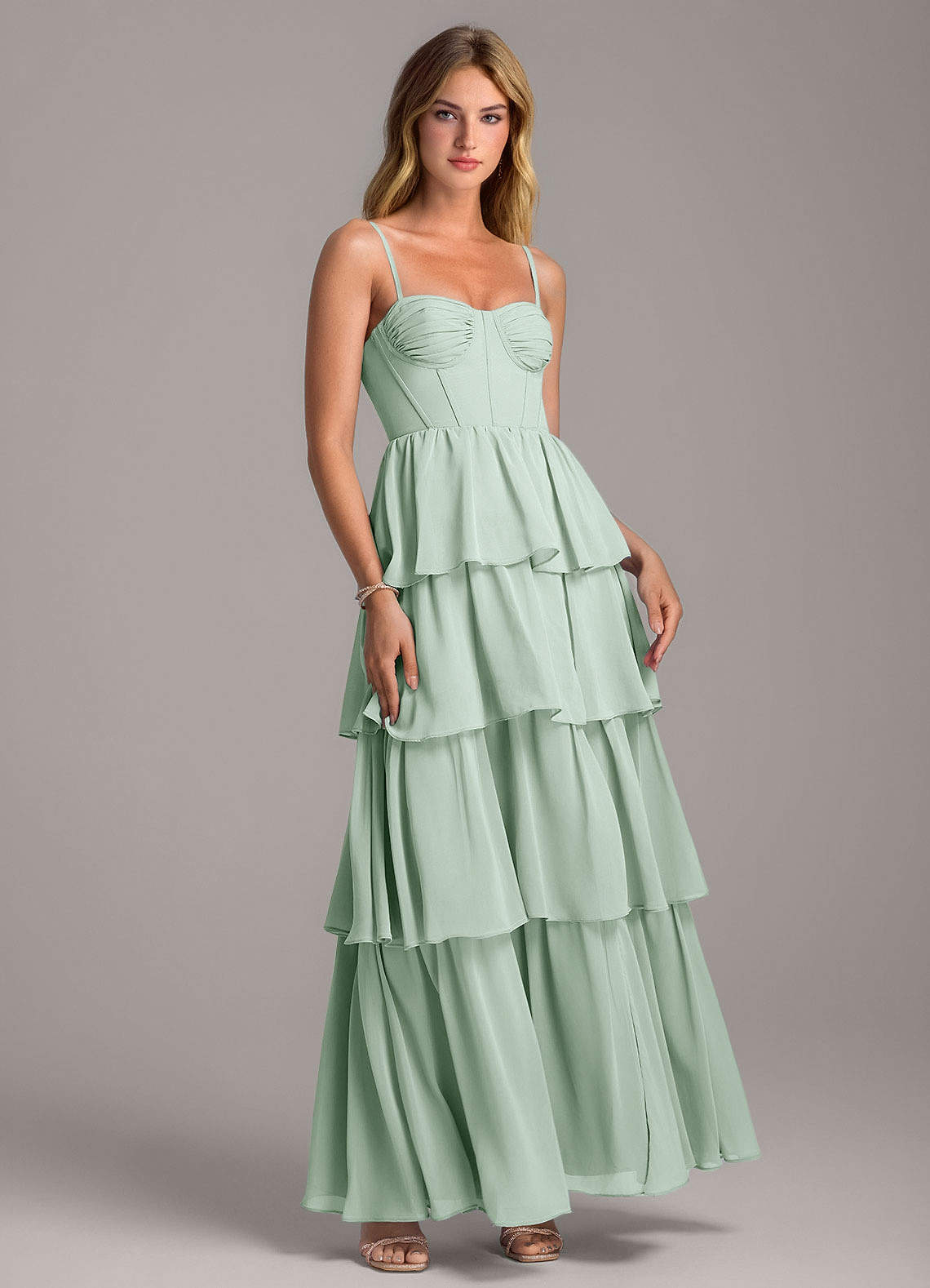 agave color bridesmaid dresses Azazie | A picture-perfect bride and her squad in Agave  Are you  using Agave for your wedding? Let us know in the comments?   :