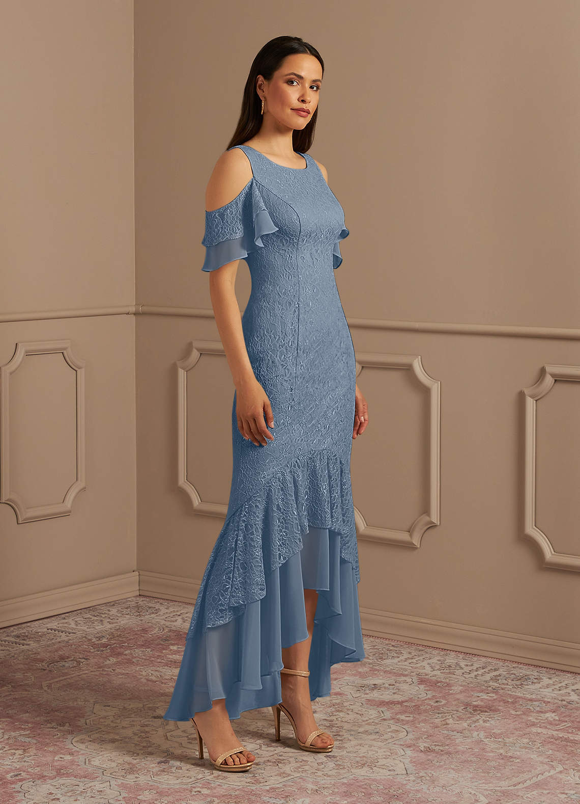 Malibu blue mother of the store bride dress