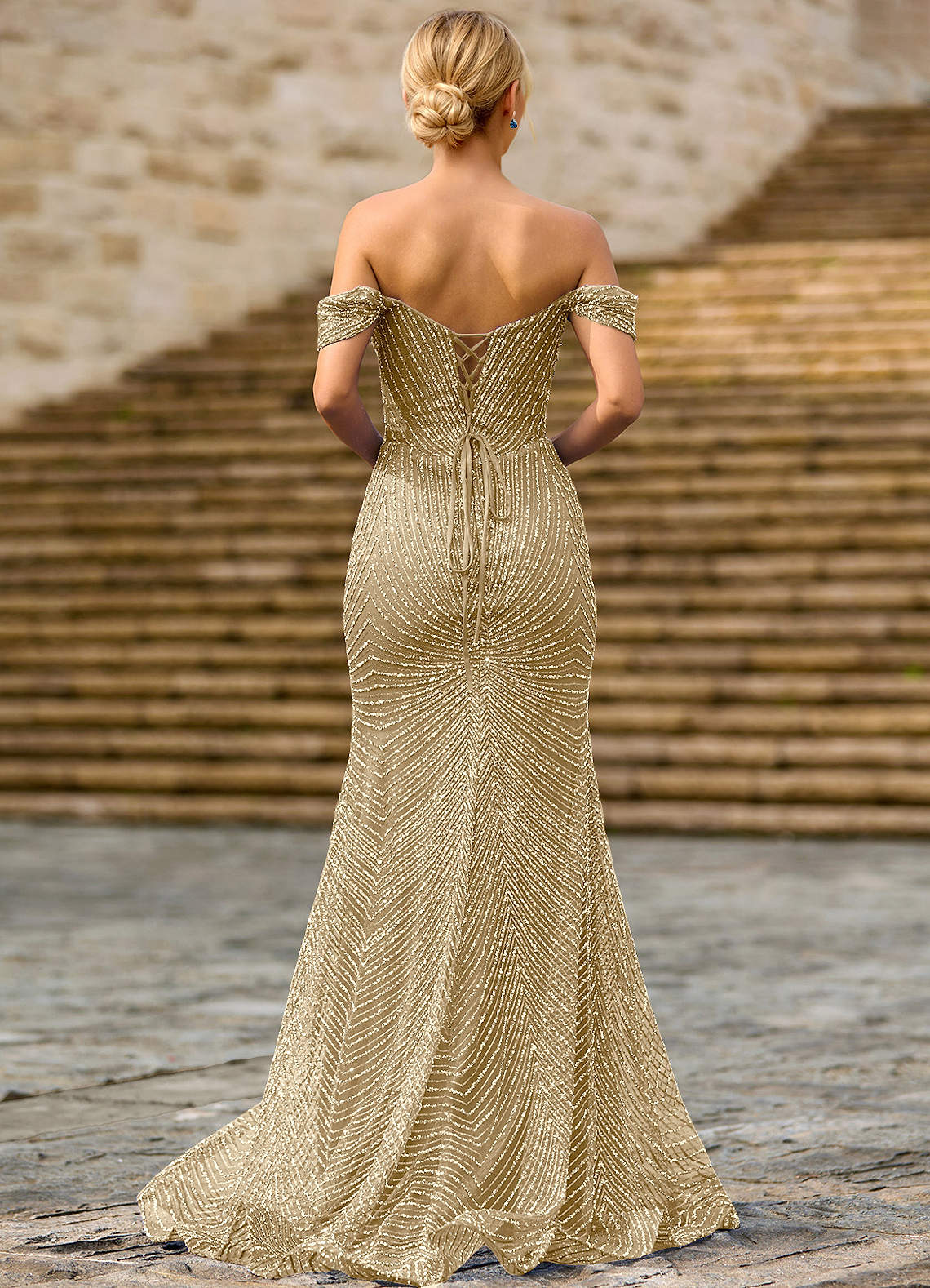 Juniper Champagne Lace Illusion Prom Dress | Azazie Juniper Champagne Lace Illusion Prom Dress | Azazie