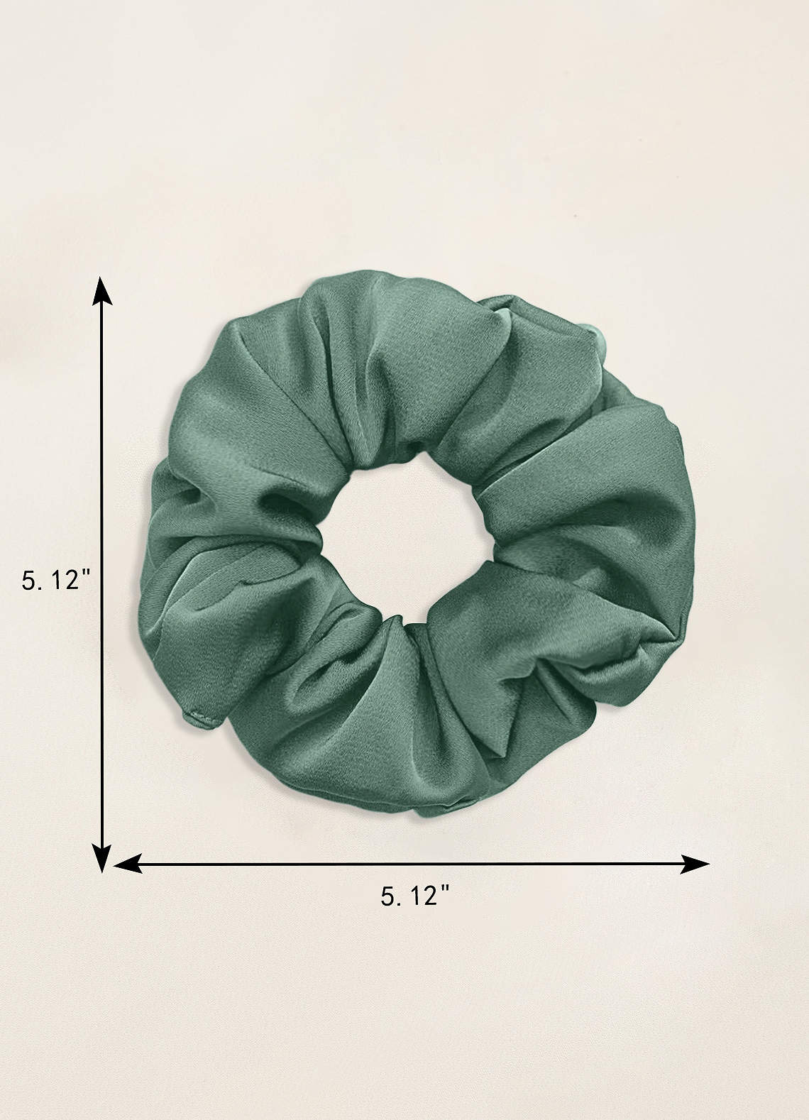 front Bridesmaid Stretch Satin Over Size Scrunchies