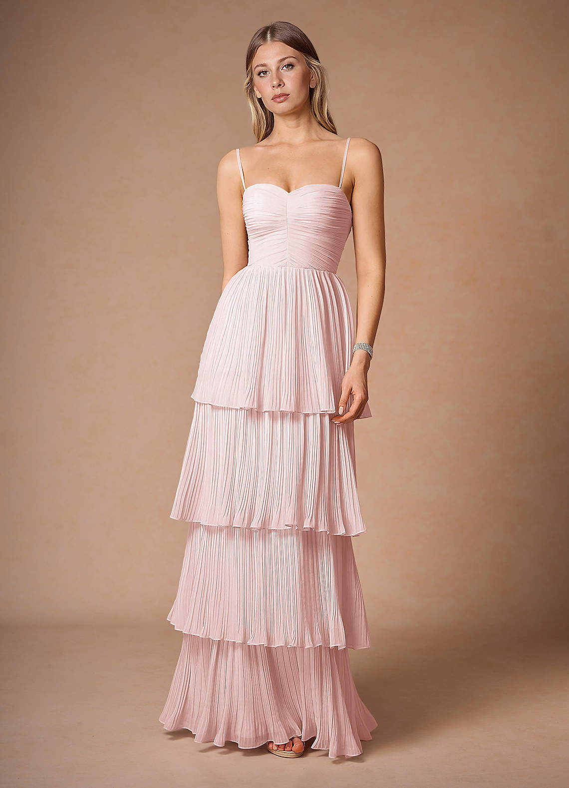 Isla Powder Pink Maxi Dress image1
