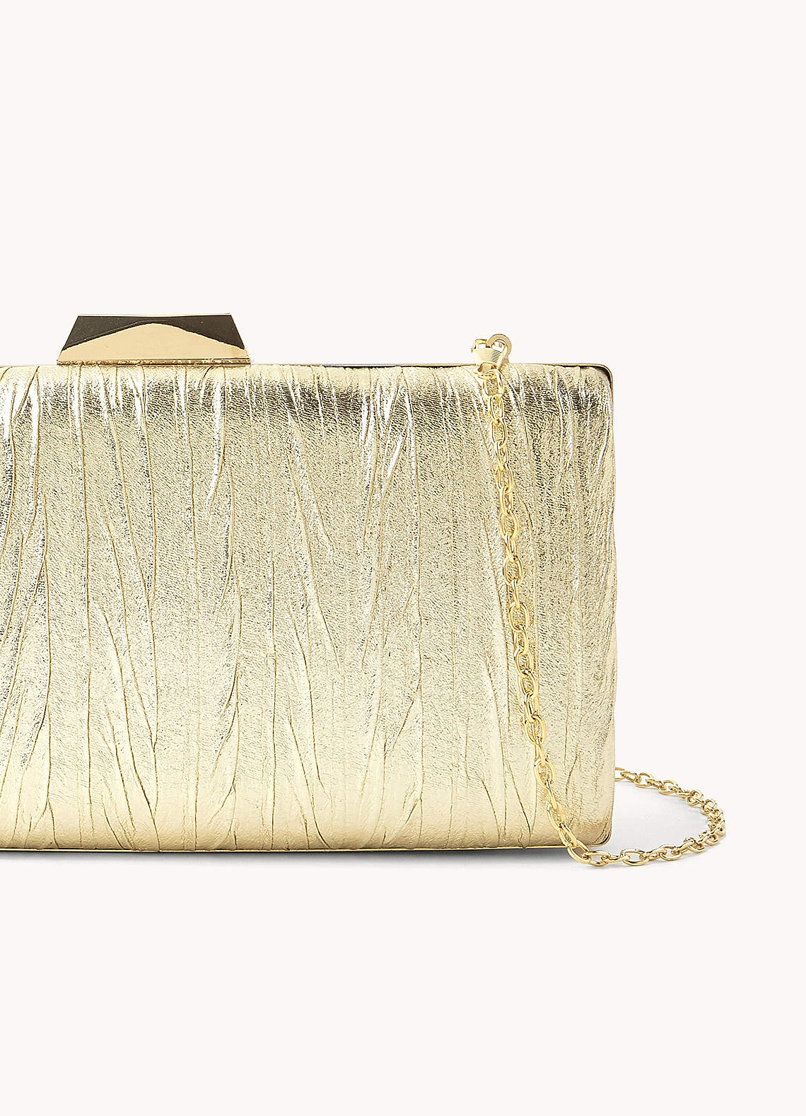 front Gold Leaf Clutch